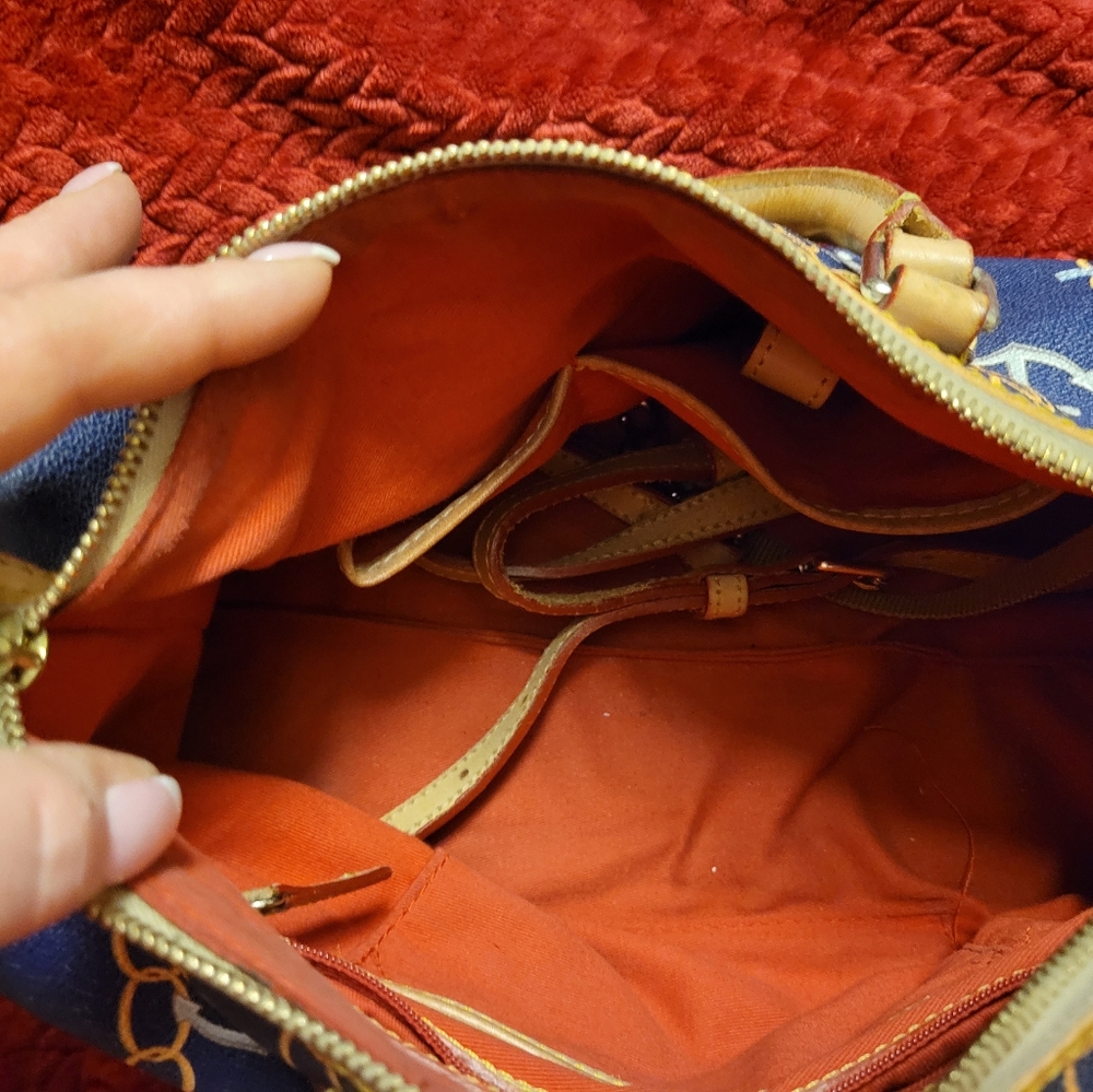 Dooney & Bourke Satchel with Orange Interior